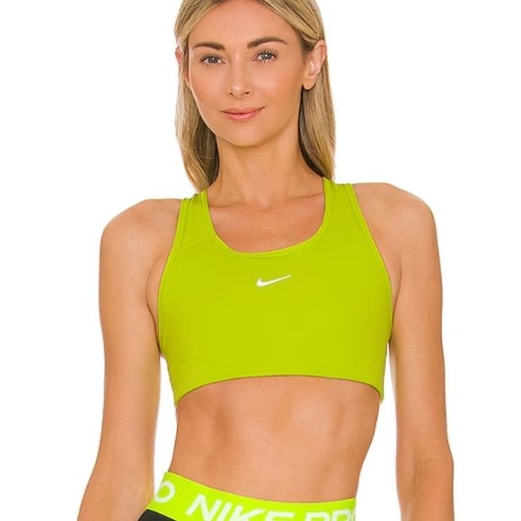 Nike Women's Sz MEDIUM Swoosh VoltSupport Non-Padded Sports Bra BV3630 321 NWT - Picture 3 of 3
